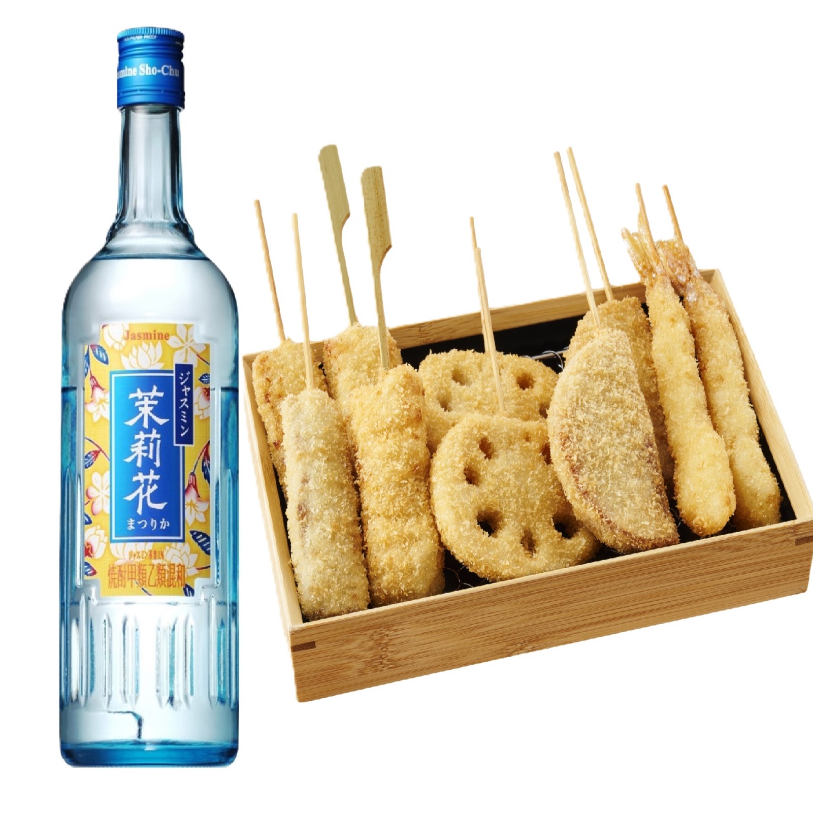 串カツ10本セット＋メガジャスミン焼酎（串カツ田中）