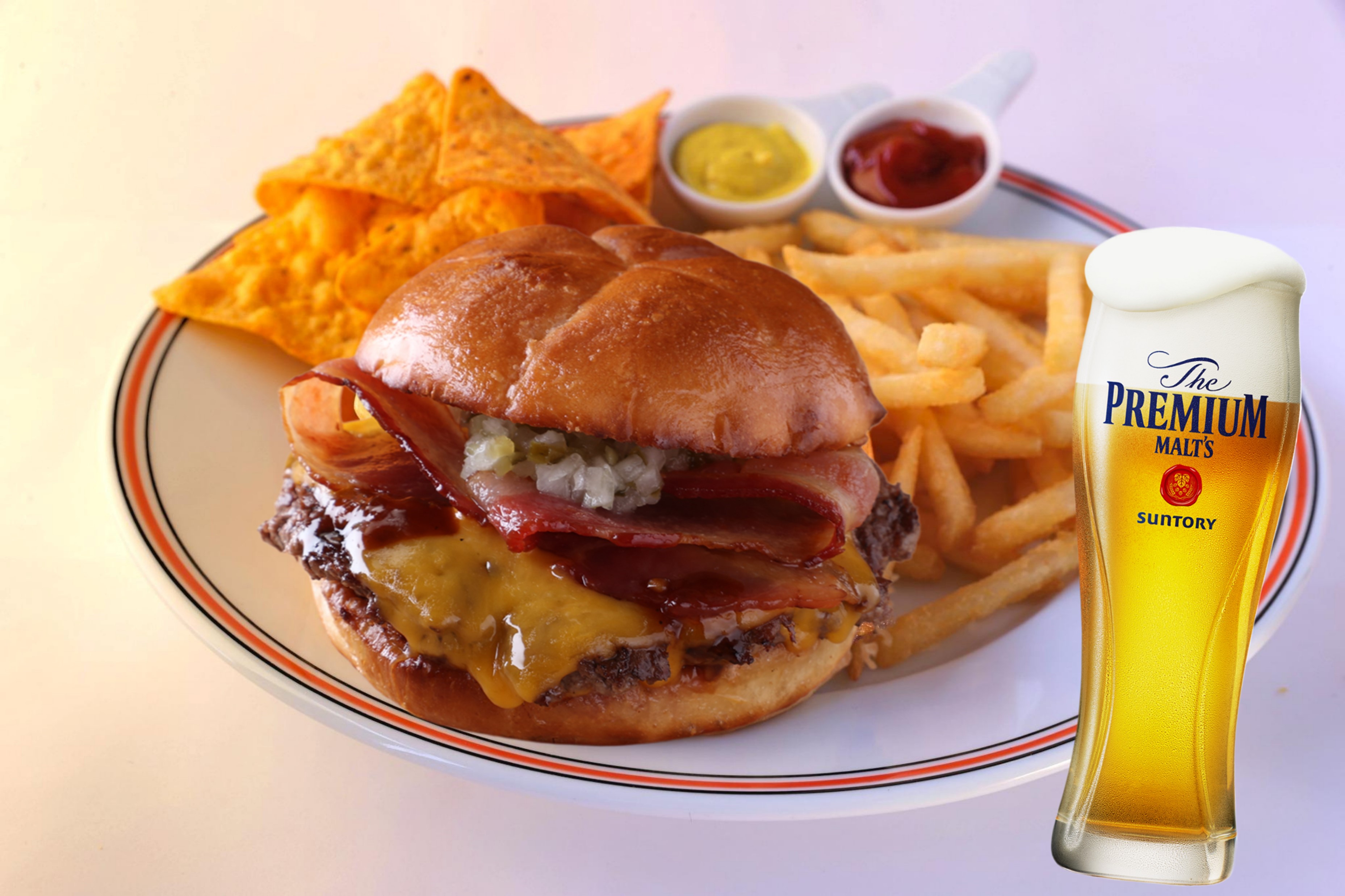 BBQベーコンチーズS+生ビール（S B TOKYO）