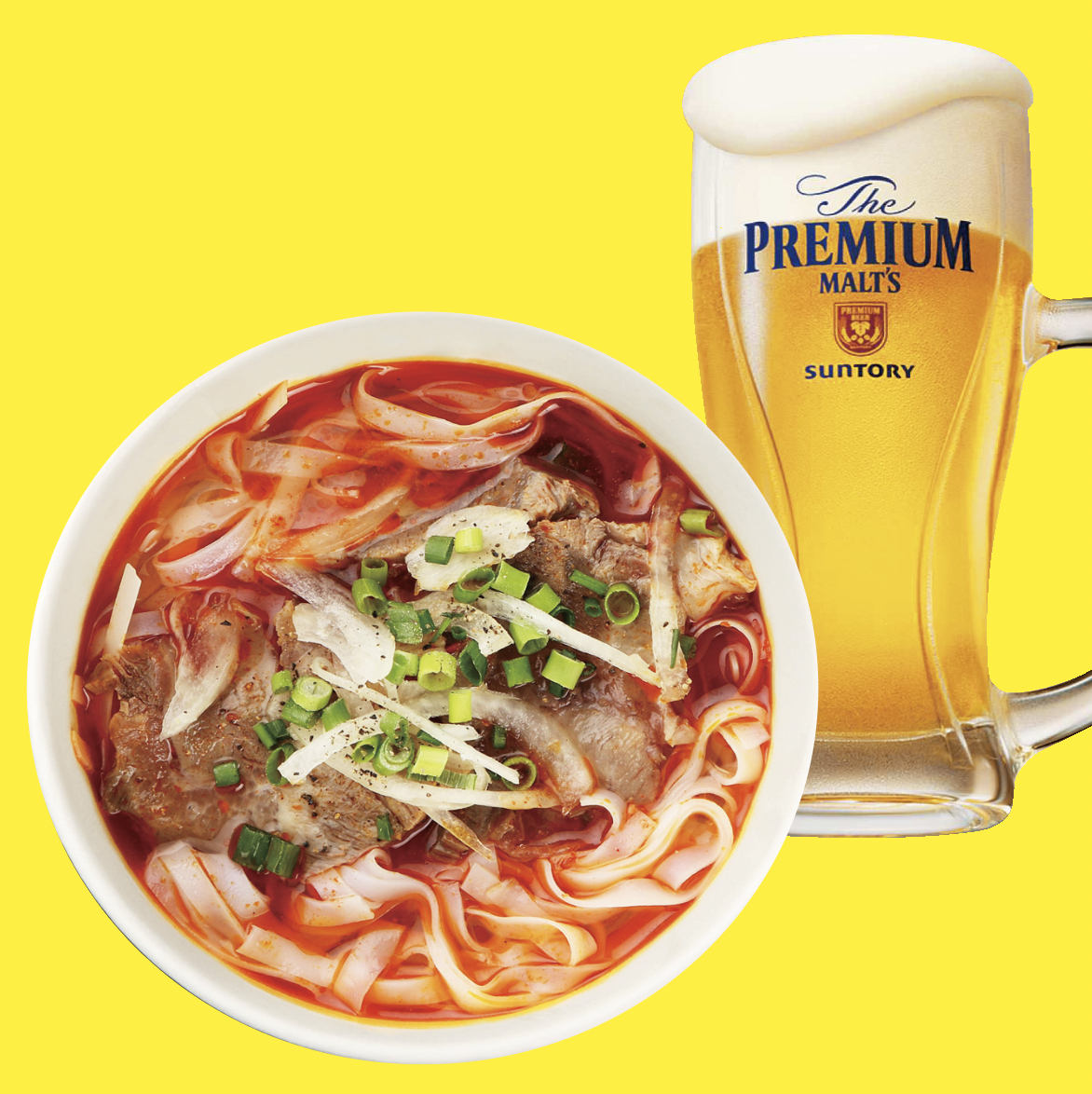 ブンボーフエとビールセット（バインミーバインミー）