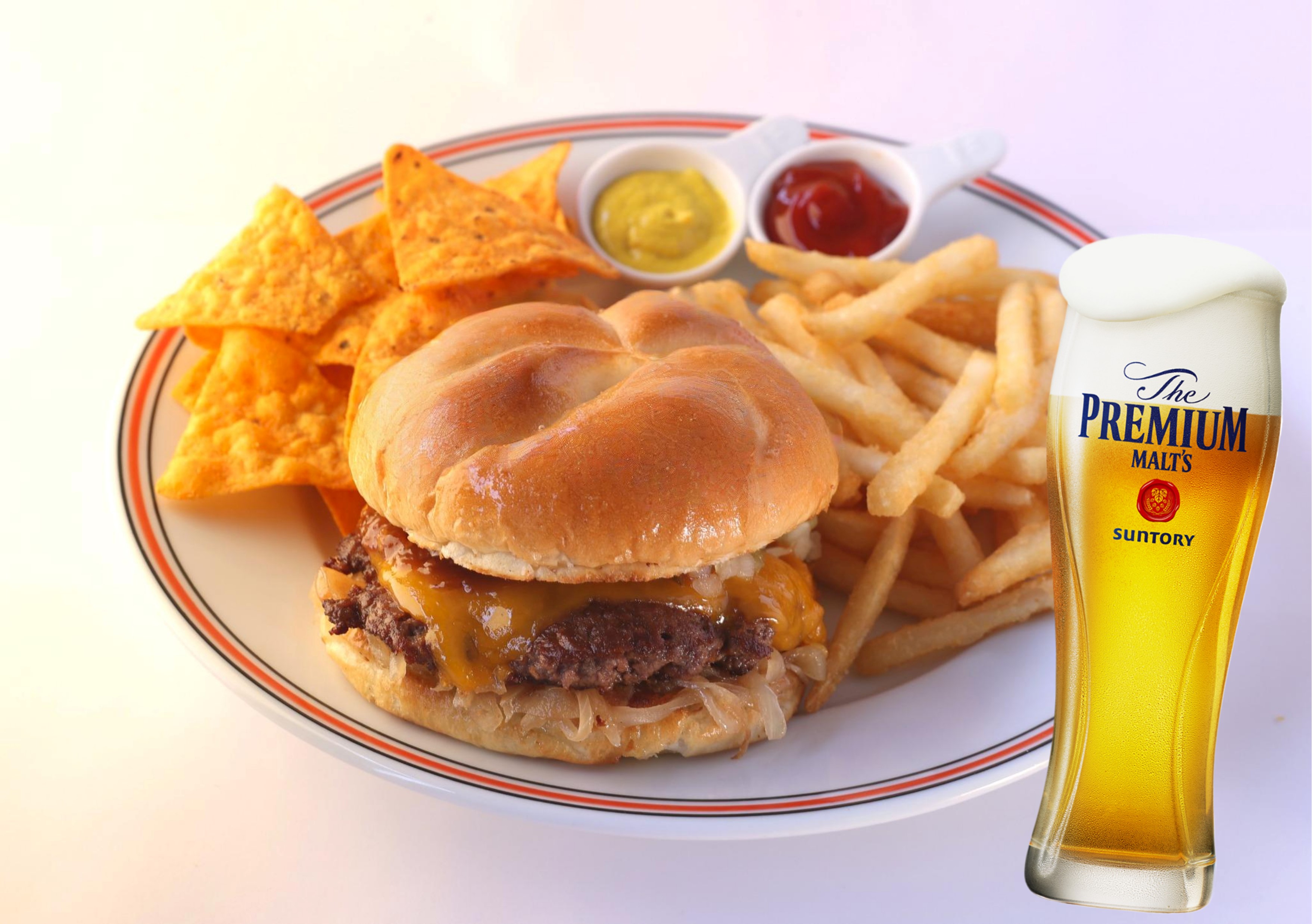 スマッシュドオニオンS+生ビール（S B TOKYO）