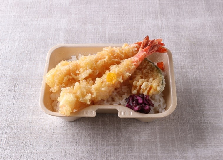 生ビールセット　大海老天重(柿家すし）